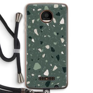 Terrazzo N°19: Motorola Moto Z Force Transparant Hoesje met koord