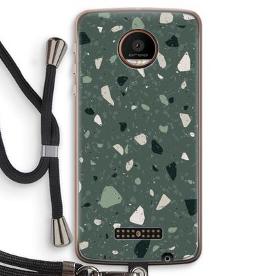 Terrazzo N°19: Motorola Moto Z Force Transparant Hoesje met koord