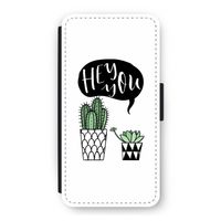 Hey you cactus: iPhone 12 Pro Flip Hoesje