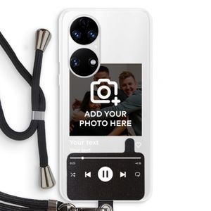 Music Player: Huawei P50 Transparant Hoesje met koord