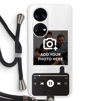 Music Player: Huawei P50 Transparant Hoesje met koord
