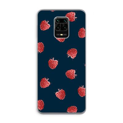 Framboosjes: Xiaomi Redmi Note 9 Pro Transparant Hoesje