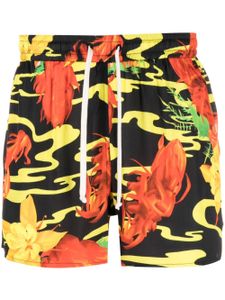 Phipps short à fleurs - Noir