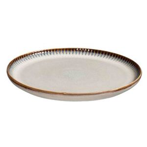 Ontbijtbord Camille – Beige – Stoneware – Ø22 cm - Leen Bakker