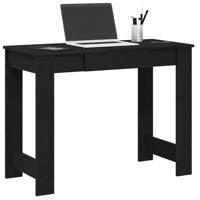 Bureau 100x45x75 cm bewerkt hout zwart Bureau 100x45x75 cm bewerkt hout zwart