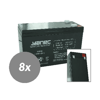 YANEC ups batterij vervangingsset rbc27 (excl. kabels)