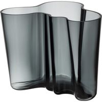 Iittala Aalto Vaas 16cm donkergrijs - thumbnail