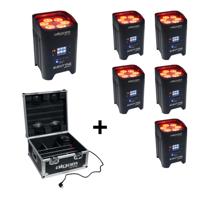 Algam Lighting 6x Eventpar + flightcase