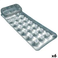 Opblaasbaar matras Intex 18 Glazen Zilverkleurig 188 x 30 x 71 cm (6 Stuks)