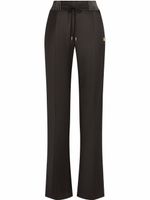 Dolce & Gabbana pantalon palazzo en serge - Noir