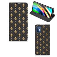 Motorola Moto G9 Plus | Hoesje met Magneet | Franse Lelie