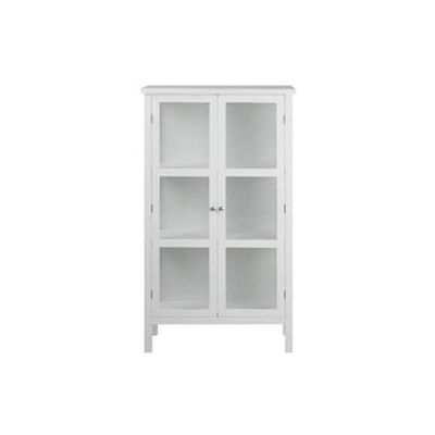 Vitrine Liza - wit - 136,5x80x35,5 cm