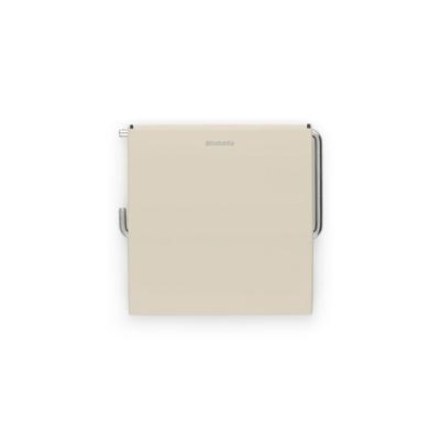 Brabantia ReNew Toiletrolhouder - met klep - zelfklevend - soft beige 223242