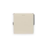 Brabantia ReNew Toiletrolhouder - met klep - zelfklevend - soft beige 223242