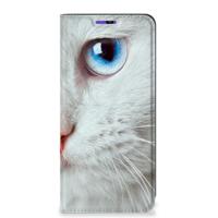Samsung Galaxy A22 4G | M22 | Hoesje maken | Witte Kat