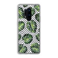 Geometrische jungle: OnePlus 8 Pro Transparant Hoesje