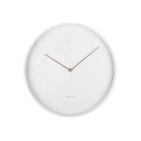 Karlsson Wandklok EchelonCircular wit - Ø 40cm - KA5948WH