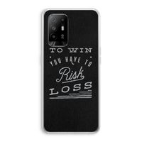 Risk loss: Oppo A94 5G Transparant Hoesje