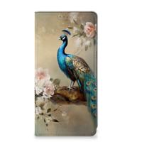 Smartphone hoesje voor Samsung Galaxy S25 Vintage Pauwen