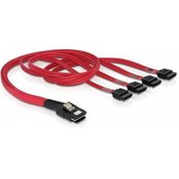 Delock 83057 Kabel Mini SAS SFF-8087 > 4 x SATA 7-polig 0,5 m