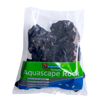 Sf aquascape zwart rock 5 kg - Superfish