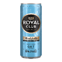 Royal Club mocktails gin & tonic 0% blik (12x 25cl)