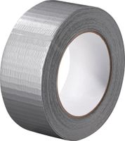 Promat Weefseltape | zilver | lengte 50 m breedte 48 mm | wiel - 4000353654 4000353654 - thumbnail