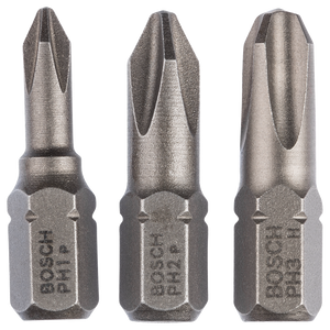 Bosch Accessoires 3-delig bitset Extra Hard (PH) - 2607001752