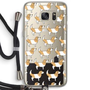 Doggy: Samsung Galaxy S7 Transparant Hoesje met koord