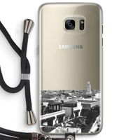 Marrakech Skyline : Samsung Galaxy S7 Edge Transparant Hoesje met koord