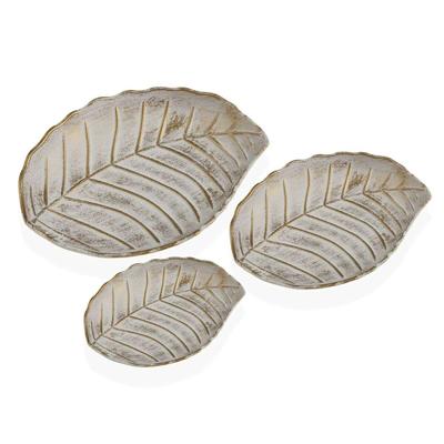 Middenstuk Versa Wit Hout MDF 22 x 5 x 30 cm (3 Onderdelen)