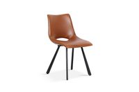 Stoel Holly Cognac - Set van 2 Stoel Holly Cognac - Set van 2