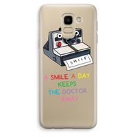 Smile: Samsung Galaxy J6 (2018) Transparant Hoesje