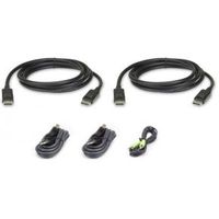Aten 2L-7D02UDPX5 toetsenbord-video-muis (kvm) kabel 1,8 m Zwart