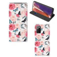 Samsung Galaxy Note20 Smart Cover Butterfly Roses - thumbnail