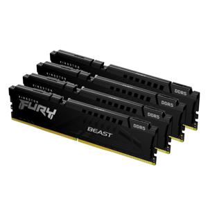 Kingston Beast Black XMP Werkgeheugenmodule voor PC DDR5 128 GB 4 x 32 GB 5200 MHz 288-pins DIMM KF552C40BBK4-128