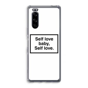 Self love: Sony Xperia 5 Transparant Hoesje