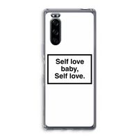 Self love: Sony Xperia 5 Transparant Hoesje