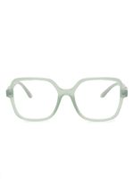 Dolce & Gabbana Eyewear lunettes de vue à monture oversize - Vert - thumbnail