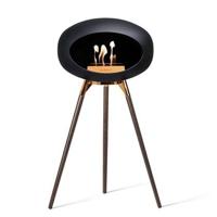 Le Feu Ground Wood High 79cm Zwart|Goud|Donkerbruin Oak - thumbnail