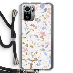 Terrazzo N°8: Xiaomi Redmi Note 10S Transparant Hoesje met koord