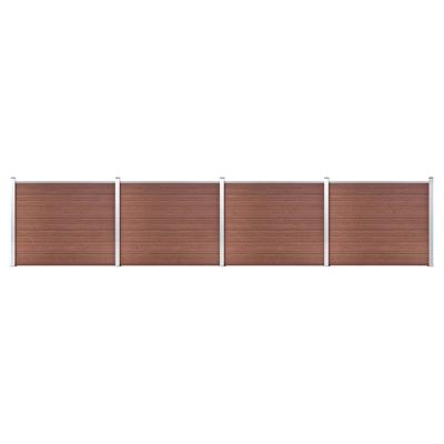 Schuttingpanelenset 699x146 cm HKC bruin
