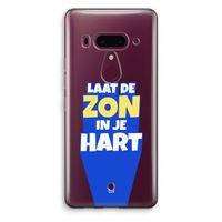 Laat de zon in je hart: HTC U12+ Transparant Hoesje
