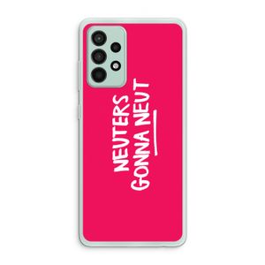 Neuters (roze): Samsung Galaxy A52s 5G Transparant Hoesje