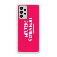Neuters (roze): Samsung Galaxy A52s 5G Transparant Hoesje
