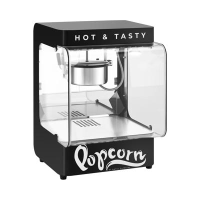 Popcornmachine - retro design - 4 kg/u - 1.5 l - zwart - Royal Catering