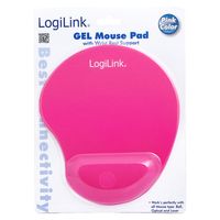 LogiLink ID0027P muismat polssteun roze - thumbnail