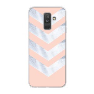 Marmeren pijlen: Samsung Galaxy A6 Plus (2018) Transparant Hoesje