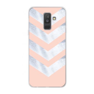 Marmeren pijlen: Samsung Galaxy A6 Plus (2018) Transparant Hoesje