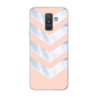 Marmeren pijlen: Samsung Galaxy A6 Plus (2018) Transparant Hoesje